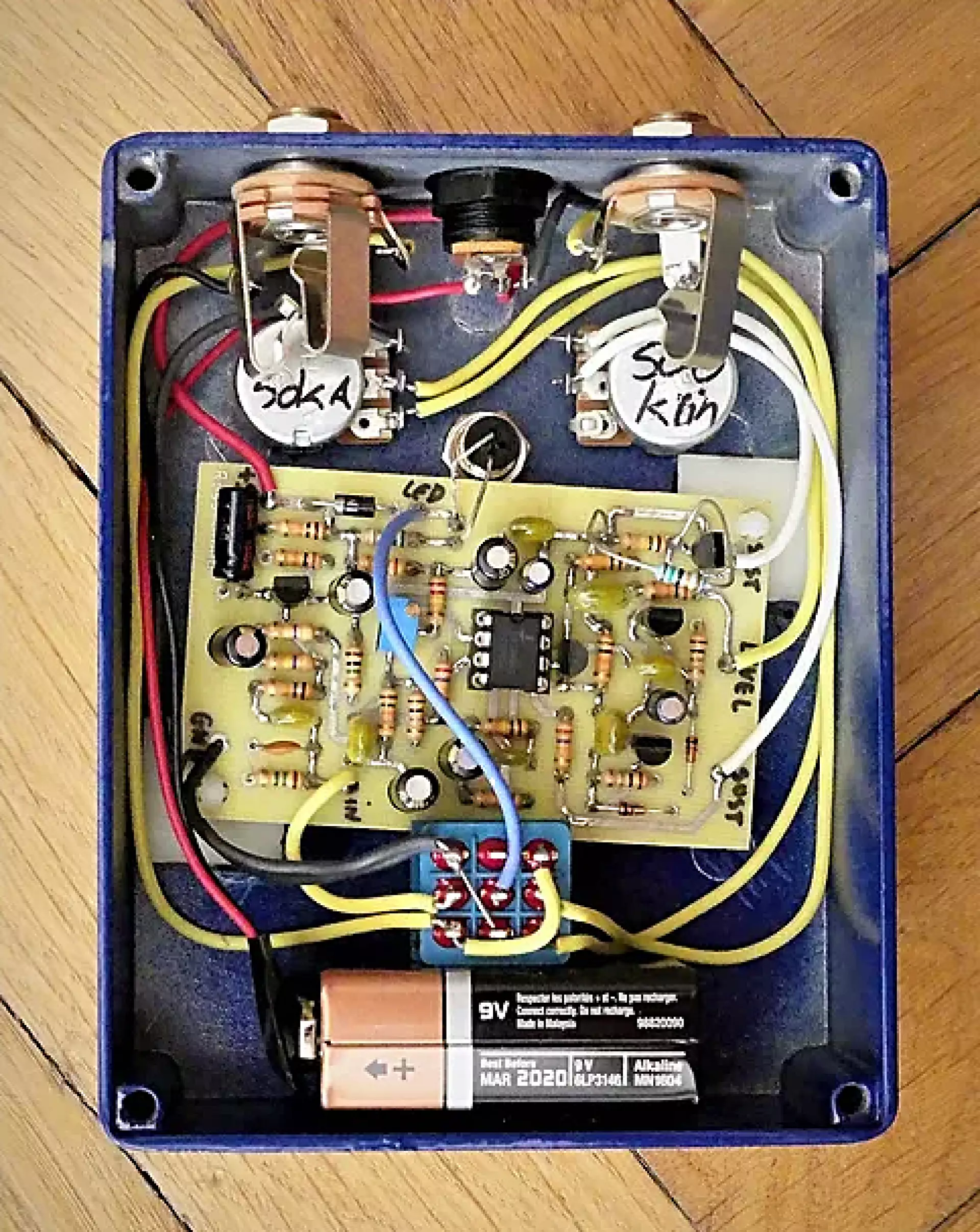Pédale d'effet Ross comp GF AUDIO